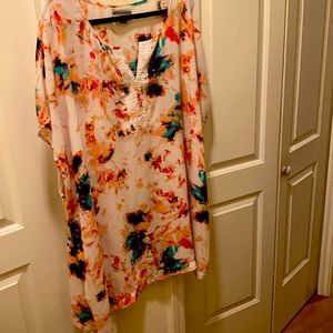 Chiffon-look Tunic
